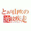 とある山吹の波紋疾走（オーバードライブ）