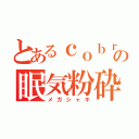 とあるｃｏｂｒａの眠気粉砕（メガシャキ）