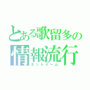 とある歌留多の情報流行（ネットミーム）