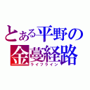 とある平野の金蔓経路（ライフライン）