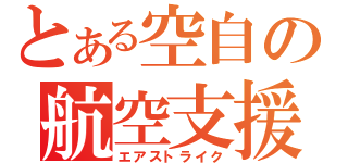 とある空自の航空支援（エアストライク）