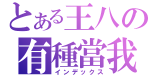 とある王八の有種當我（インデックス）