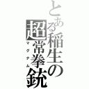 とある稲生の超常拳銃（マグナム）