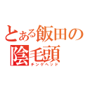 とある飯田の陰毛頭（チンゲヘッド）