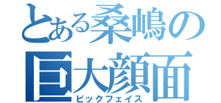 とある桑嶋の巨大顔面（ビックフェイス）