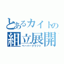 とあるカイトの組立展開図（ペーパークラフト）