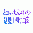 とある城森の集中射撃（珍滓）