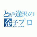 とある逢沢の金子プロ（ボウリング馬鹿）