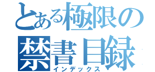 とある極限の禁書目録（インデックス）