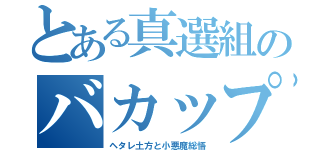 とある真選組のバカップル（ヘタレ土方と小悪魔総悟）