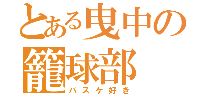 とある曳中の籠球部（バスケ好き）