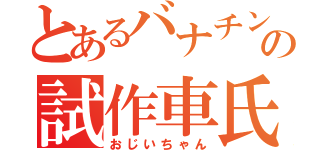 とあるバナチンの試作車氏（おじいちゃん）