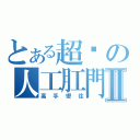 とある超屌の人工肛門Ⅱ（高手嚮往）