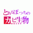 とあるぼっちのカビ生物（最強生命体）