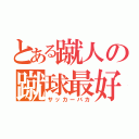 とある蹴人の蹴球最好（サッカーバカ）