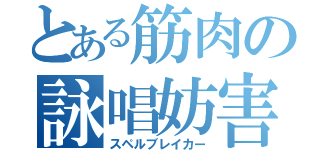 とある筋肉の詠唱妨害（スペルブレイカー）