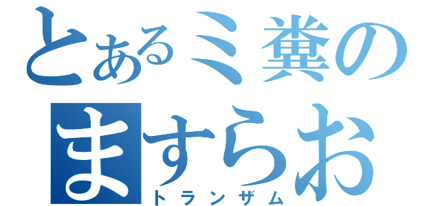 とあるミ糞のますらお（トランザム）