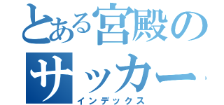 とある宮殿のサッカー（インデックス）