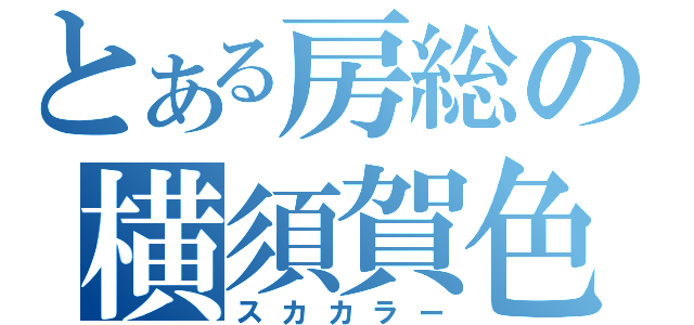 とある房総の横須賀色（スカカラー）