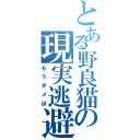 とある野良猫の現実逃避（もうダメぽ）