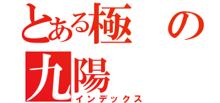 とある極の九陽（インデックス）