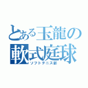 とある玉龍の軟式庭球（ソフトテニス部）