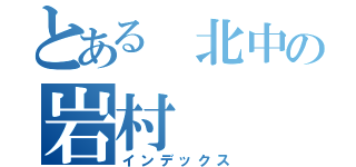 とある　北中の岩村（インデックス）