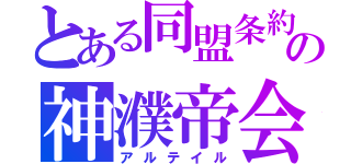 とある同盟条約 の神濮帝会（アルテイル）