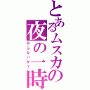 とあるムスカの夜の一時（やらないか？）