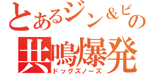 とあるジン＆ビールの共鳴爆発（ドッグズノーズ）