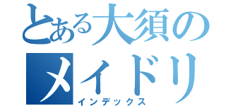 とある大須のメイドリフレ（インデックス）