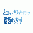 とある無表情の家政婦（ミタさん）