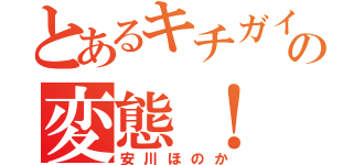 とあるキチガイの変態！（安川ほのか）