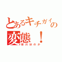 とあるキチガイの変態！（安川ほのか）