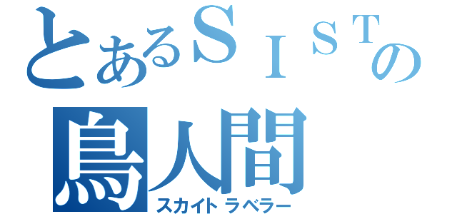 とあるＳＩＳＴの鳥人間（スカイトラベラー）