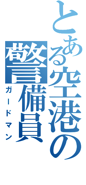 とある空港の警備員（ガードマン）