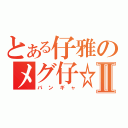 とある仔雅のメグ仔☆☆☆Ⅱ（バンギャ）