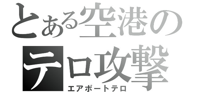 とある空港のテロ攻撃（エアポートテロ）