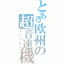 とある欧州の超音速機（コンコルド）