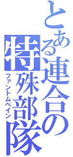 とある連合の特殊部隊（ファントムペイン）