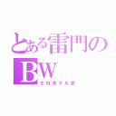 とある雷門のＢＷ（エロ沢ナル志）