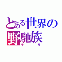 とある世界の野馳族（モモ）