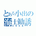 とある小出の海士勧誘（生物採集）