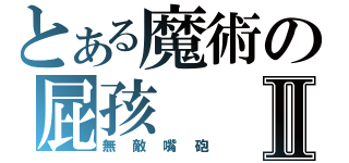 とある魔術の屁孩Ⅱ（無敵嘴砲）