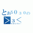 とある０з０の＞з＜（КИСЛО！）