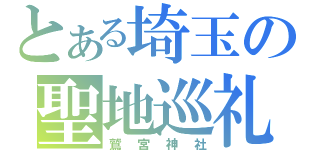 とある埼玉の聖地巡礼（鷲宮神社）