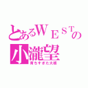 とあるＷＥＳＴの小瀧望（育ちすぎた大根）