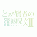 とある賢者の消滅呪文Ⅱ（メドローア）