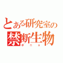 とある研究室の禁断生物（ポニョ）