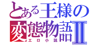 とある王様の変態物語Ⅱ（エロ小説）